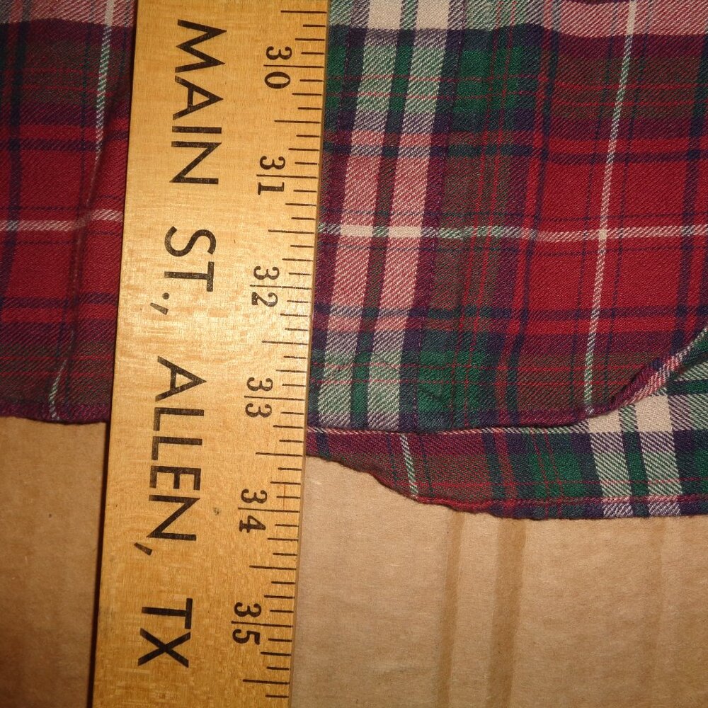 Polo Ralph Lauren Mens Flannel Blake Shirt Medium Preppy Long Sleeve - Picture 8 of 8